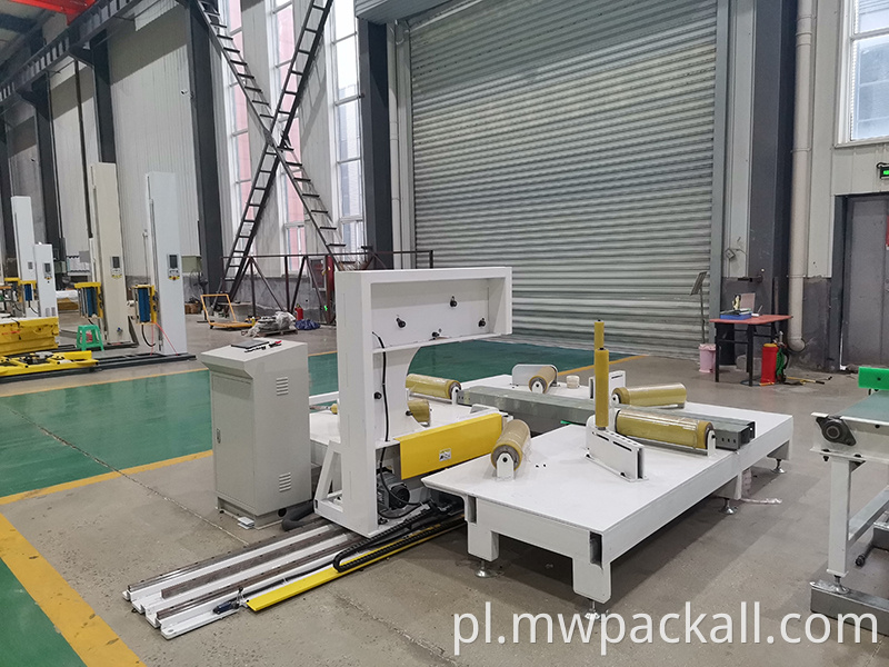 Automatyczna maszyna do owijania folii rozciągliwej z poziomym drutem stalowym z wężem z drutu stalowego z CE